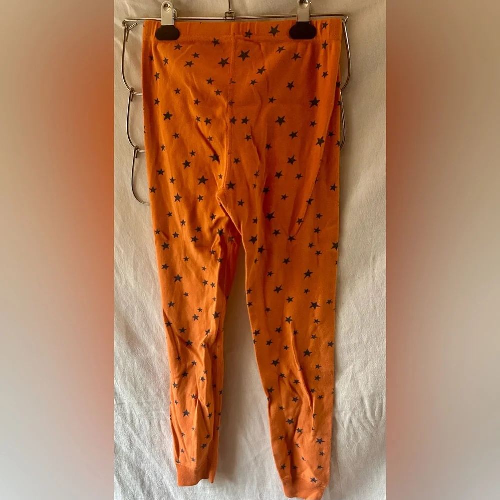 Hanna Andersson Orange Blue Starry Kids Pajamas Bottoms 10 Stars